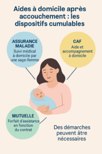 Aide à domicile après accouchement :mutuelle